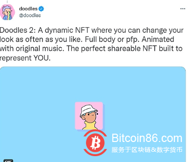 Doodles 第二季NFT支持用户动态调整NFT
