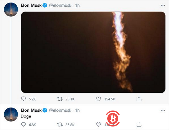 马斯克一波“吹票”后,比特币又逼近新高了