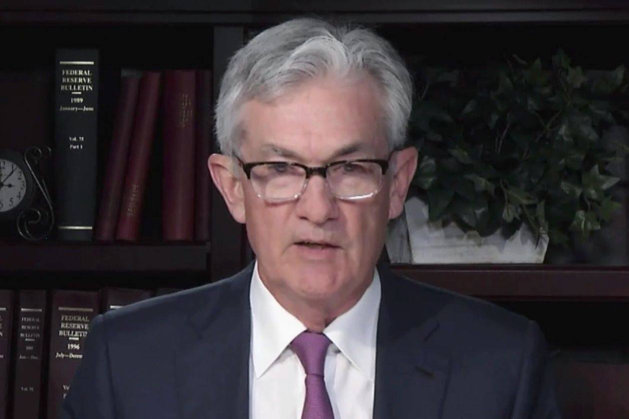 美联储主席鲍威尔重申将维持宽松货币政策，讲话后美股下行，国债收益率上升