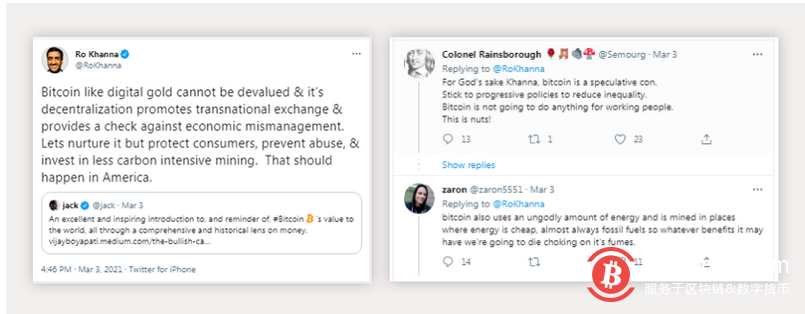 美国众议员盛赞比特币价值,呼吁投资环保型比特币挖矿