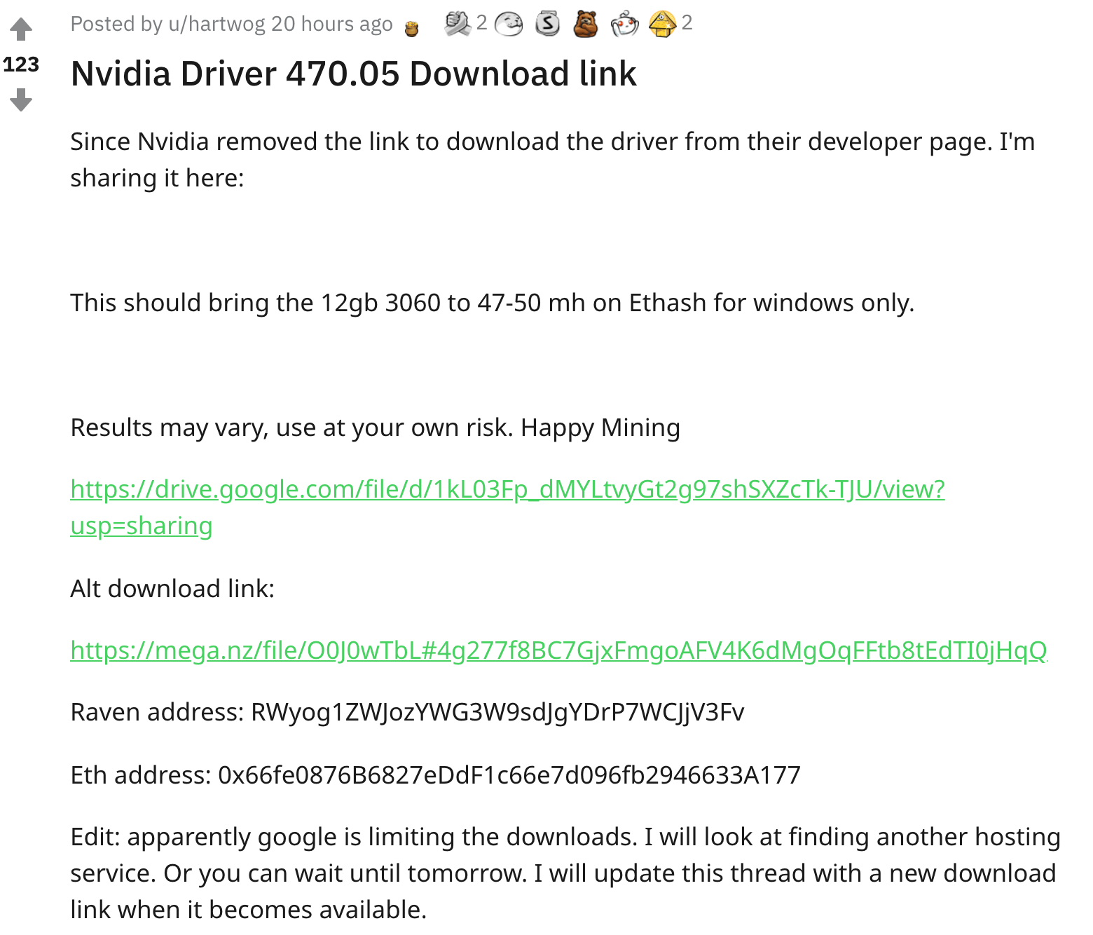 英伟达意外解锁了RTX 3060以太坊挖矿限制器,重大失误?