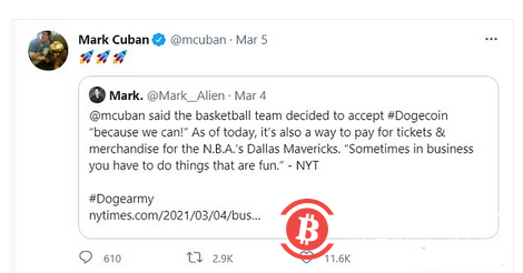 除了特斯拉 哪些公司支持加密货币付款?