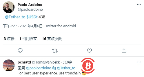 USDT总市值突破430亿美元