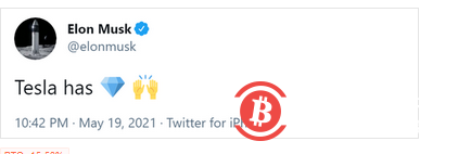 马斯克疑似表态:特斯拉坚定持有比特币