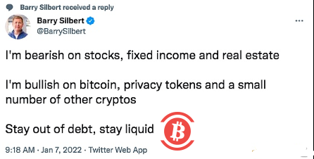 灰度母公司创始人:看好比特币、隐私代币和少量其他加密货币