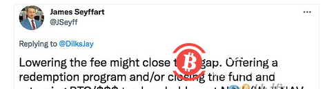 灰度比特币信托负溢价达26.5%再创新低 比特币ETF或成新战场?