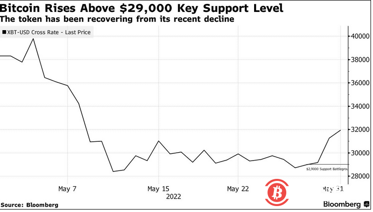 比特币再度失守3万美元关口，2.9万美元将是关键支撑