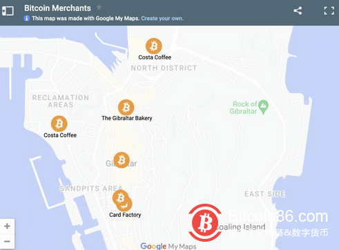 比特币呈上升趋势主要连锁店为直布罗陀提供比特币提振