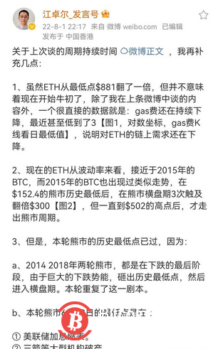 比特币网络活动下降，比特币行情上涨难以为继，熊市可能持续更久