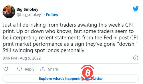 随着迫在眉睫的CPI打印动摇加密货币和股票市场，比特币跌至支撑