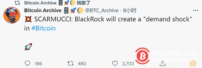 Bitcoin Archive:贝莱德将在比特币领域制造一场