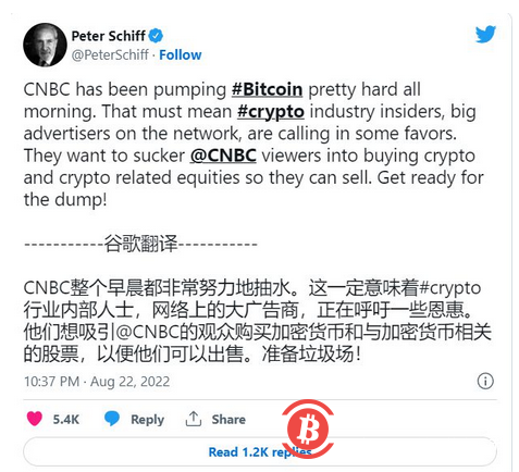 Peter Schiff 呼吁大规模抛售比特币！预测会是真的吗？