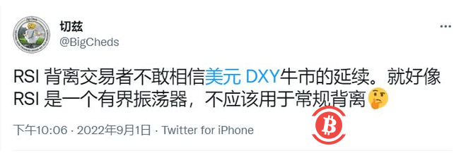 比特币价格下跌 2.7%，美元再创 20 年新高
