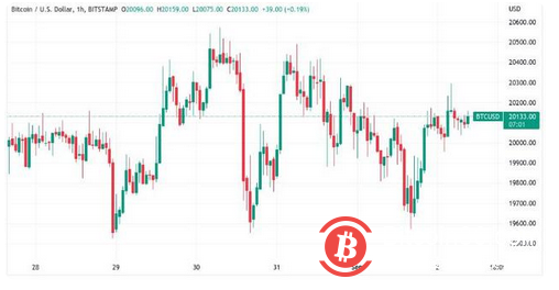 由于加密货币市值获得关键支撑，比特币仍可挤压至 23,000 美元