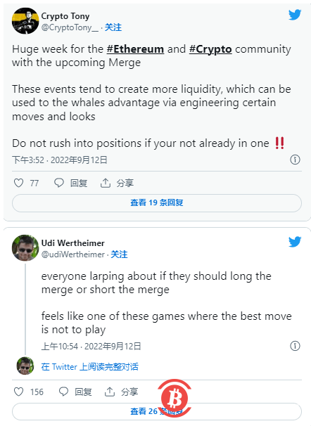  美联储、ETH合并和22,000美元的BTC：本周比特币需要了解的5件事 