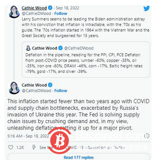 彭博分析师表示，“美联储大锤”将进一步打击 BTC、ETH 价格