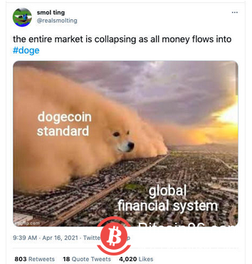 在海外韭菜眼中，狗狗币才是真正的「比特币」