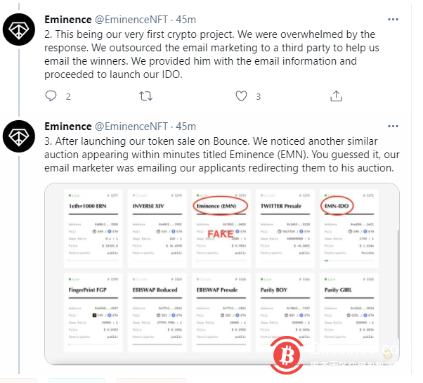 YFI创始人旗下EMN项目再生事端 IDO遭第三方“复制” 