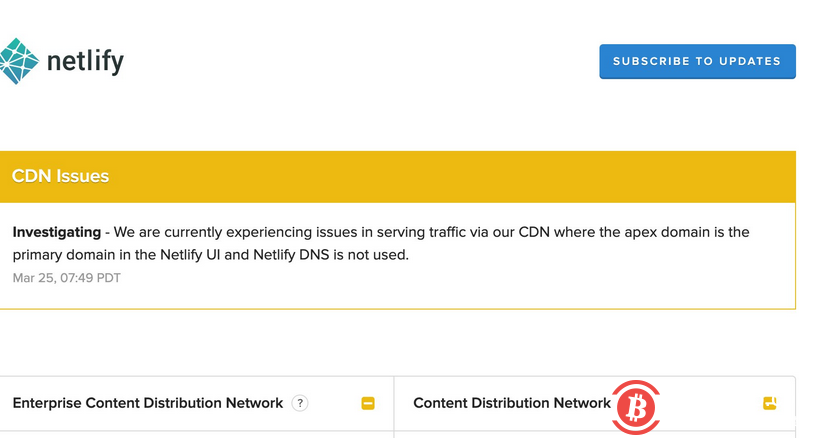 突发丨网站欠费、Netlify故障,BSC上多个项目官网访问异常