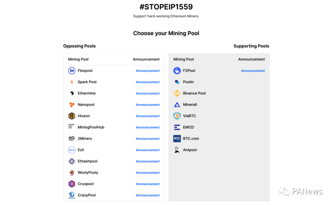 以太坊EIP-1559提案纷争:反对方算力超60%,尚非最佳方案
