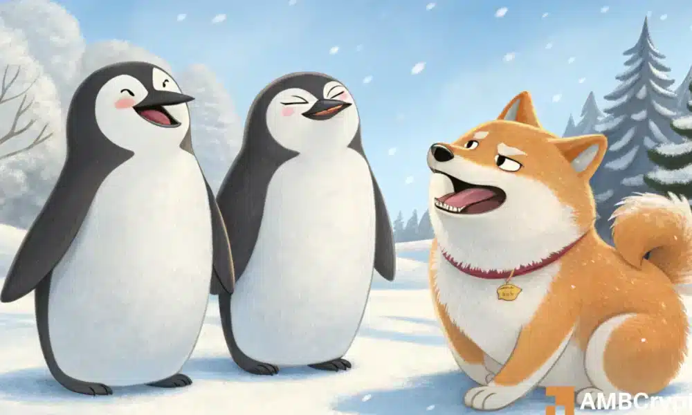 PENGU加密货币在24小时内爆炸41%，市值翻转WIF-下一步是什么？