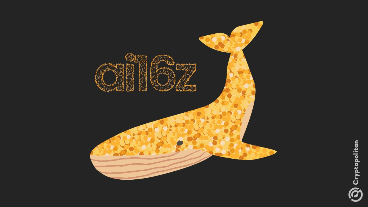 随着焦点转移到顶级AI代理代币，鲸鱼积累了AI16Z