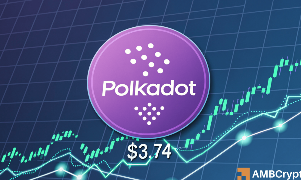 Polkadot价格预测:$3.74是Dot看涨逆转的关键吗?
