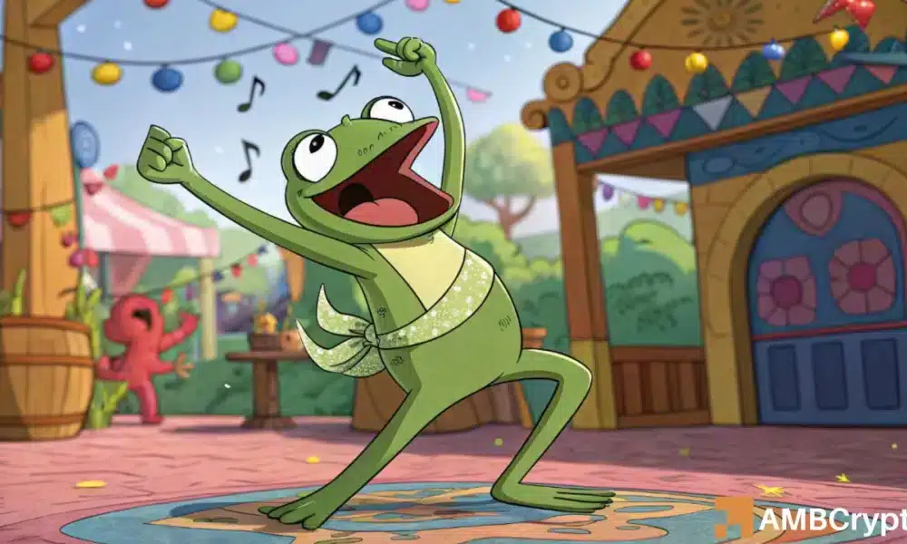 市场暴跌，PEPE下跌9%，但迹象表明未来将出现看涨逆转！