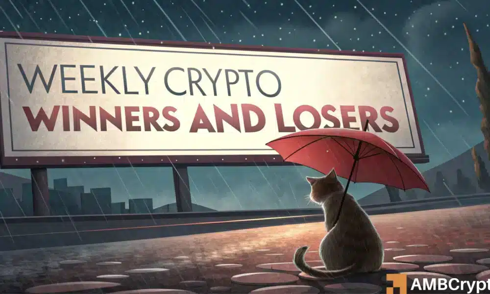 加密货币市场每周赢家和输家——XLM、MOG、JTO、SYRUP