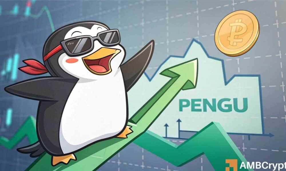 PENGU能否避免18%的回调？——留意这2个迹象