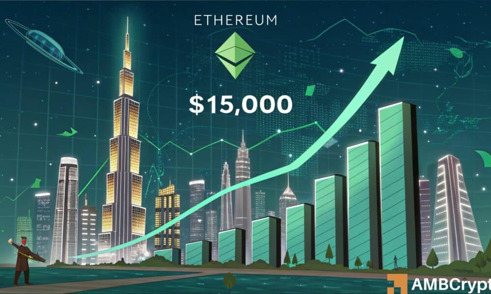 以太坊（ETH）的价格表上会达到15,000美元吗？