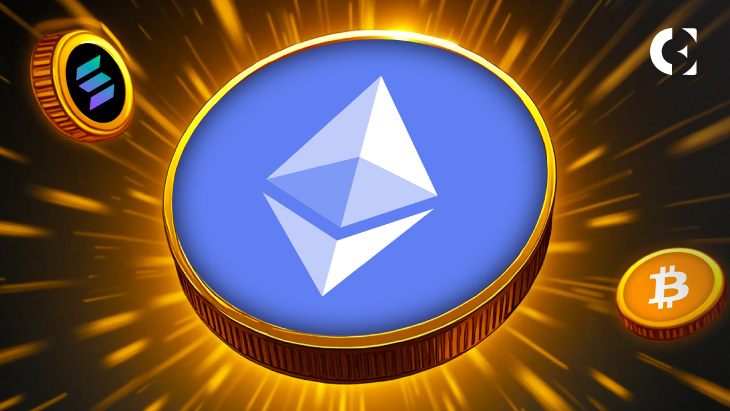 以太坊24小时涨幅超越比特币和Solana，交易量激增